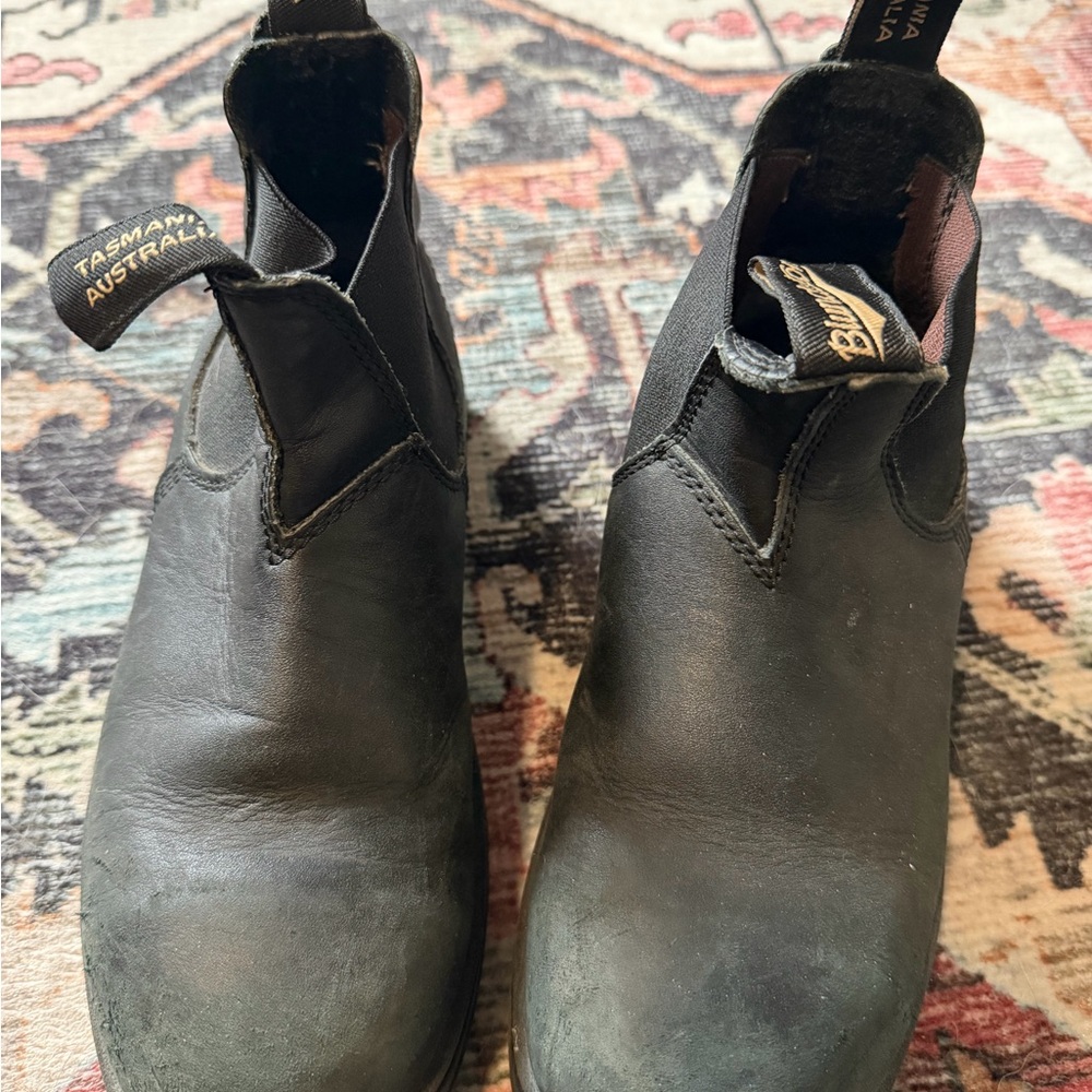 Blundstone steel toe boots